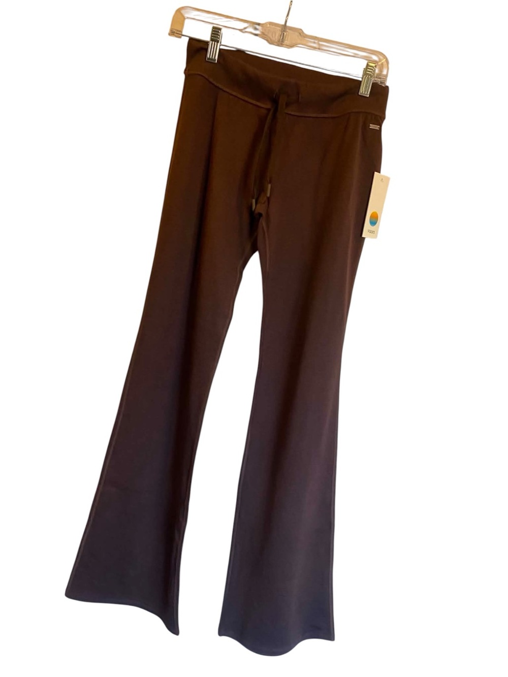 NWT Vuori Halo Low Rise Slim Flare Pant JAVA HEATHER Size XS